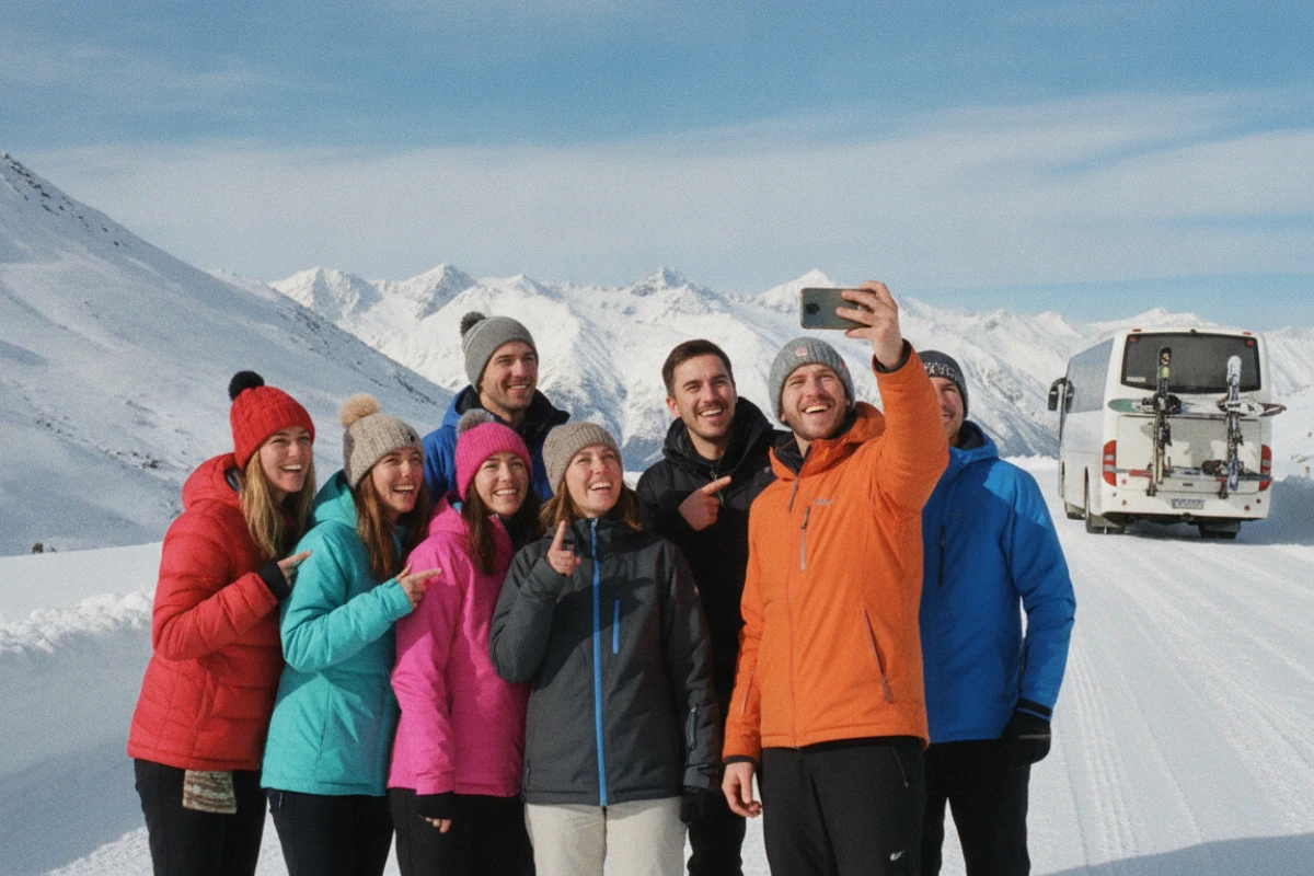 Ski field coach transfer Queenstown